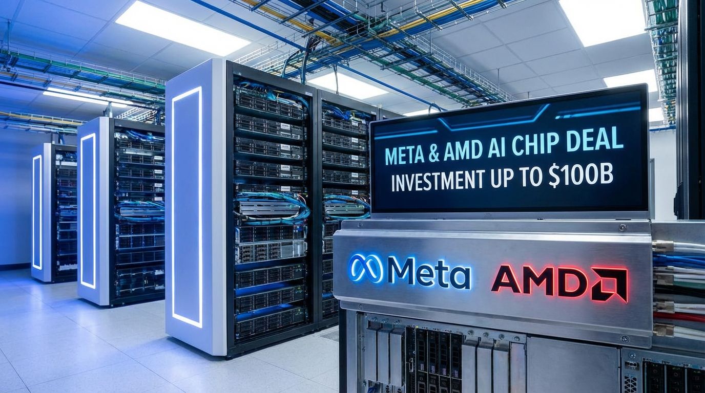 מטא חותמת על עסקה של עד 100 מיליארד דולר עם AMD לרכישת שבבי בינה מלאכותית